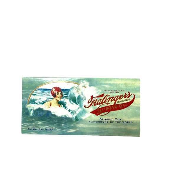 Fralinger's Salt Water Taffy James Candy Co Box Only 20s style Graphic Display - Picture 1 of 7